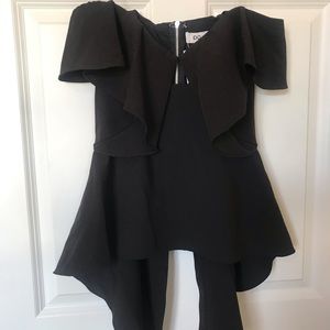 *NWT* DO+BE black off shoulder peplum top
